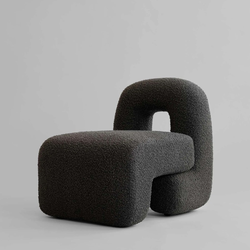 Καρέκλα Daiku Lounge Chair Μπουκλέ Deep Taupe L60xW73xH73 CM 101 COPENHAGEN
