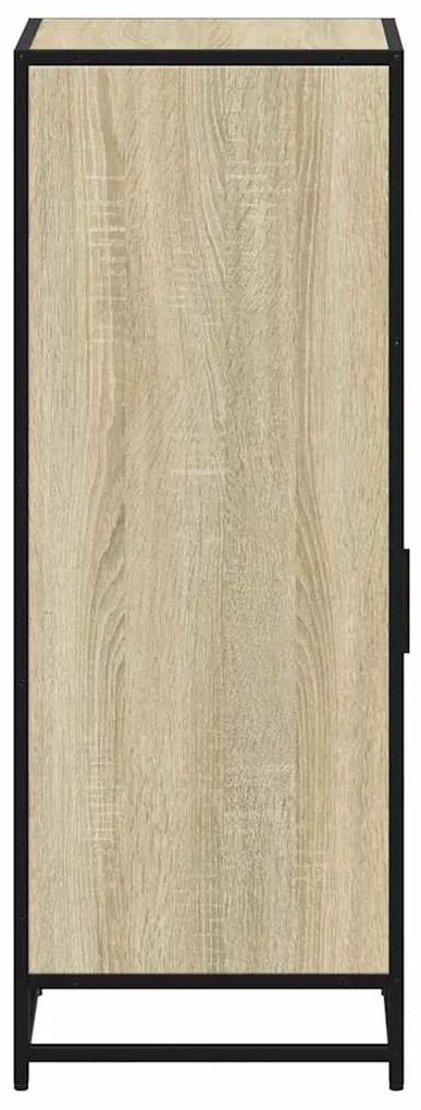 vidaXL Ντουλάπι μπάνιου Sonoma Oak 35x37,5x100 cm Κατασκευασμένο ξύλο