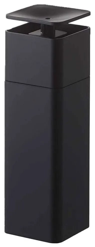 Δοχείο Κρεμοσάπουνου Push LBTYMZK5214 5,5x5,5x18,5cm 250ml Black Yamazaki Silikon,Polypropylene