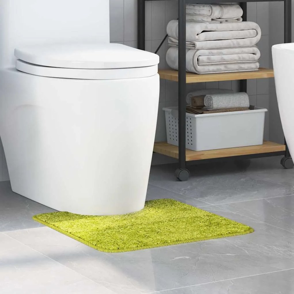 vidaXL Πατάκι μπάνιου Πράσινο 50 x 50 cm Πολυπροπυλένιο