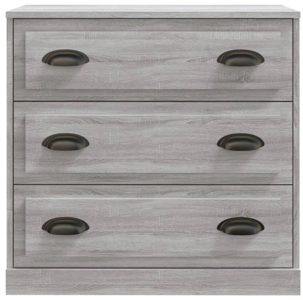 vidaXL Μπουφές Γκρι Sonoma 70x35,5x67,5 εκ. από Επεξεργασμένο Ξύλο