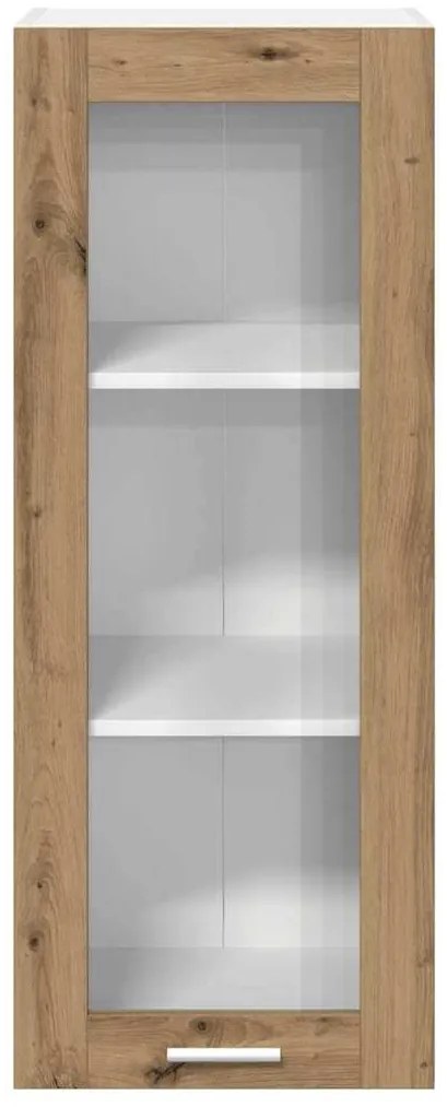 vidaXL Κρεμαστό ντουλάπι με πόρτα Riga Artisan Oak 40 x 31 x 100 εκ.