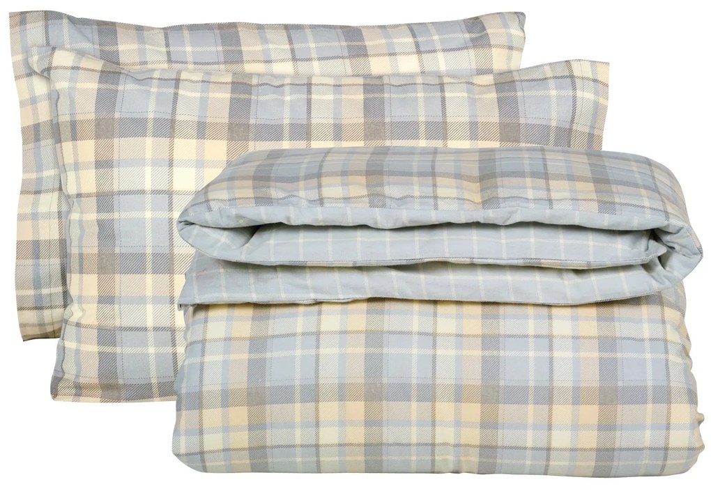 Σετ Σεντόνια Φανελένια Υπέρδιπλα 240x260 Flannel 9639 5204850238414