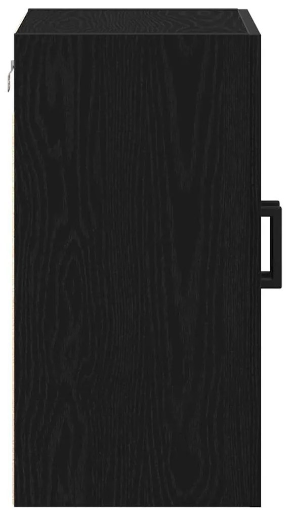 vidaXL Ντουλάπα Τοίχου Μαύρη δρυς 60 x 31 x 60 εκ. Επεξεργασμένο ξύλο