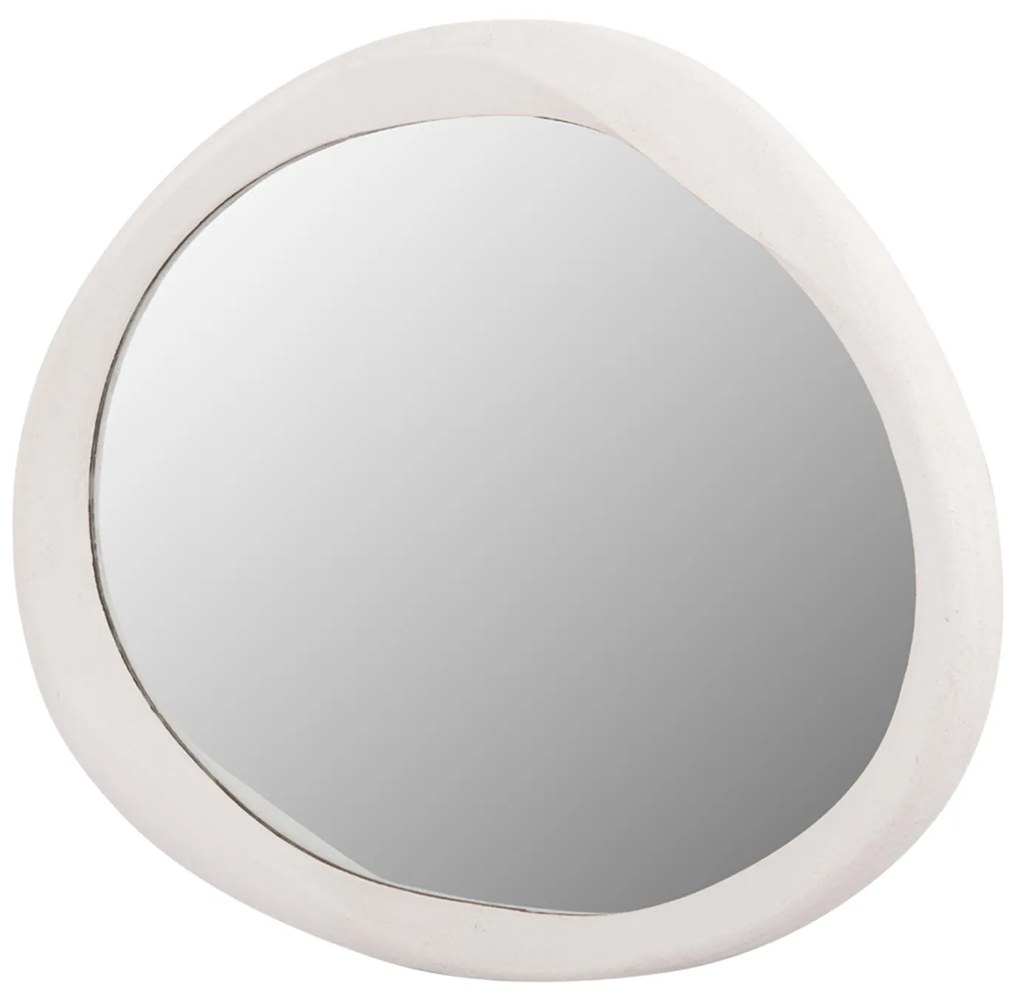 ΚΑΘΡΕΠΤΗΣ ΤΟΙΧΟΥ ΟΒΑΛ ΣΕΙΡΑ SANTORINI HM4514 MDF ΣΕ ΥΠΟΛΕΥΚΟ 48x3,2x60Υεκ