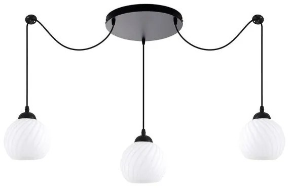 Κρεμαστό Φωτιστικό Οροφής Λευκό SWIRL 77-8199 Homelighting-77-8199-Λευκό 77-8199