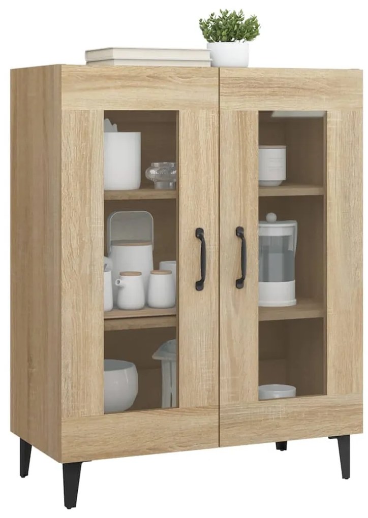 vidaXL Ντουλάπι Sonoma Δρυς 69,5 x 34 x 90 εκ. από Επεξεργασμένο Ξύλο