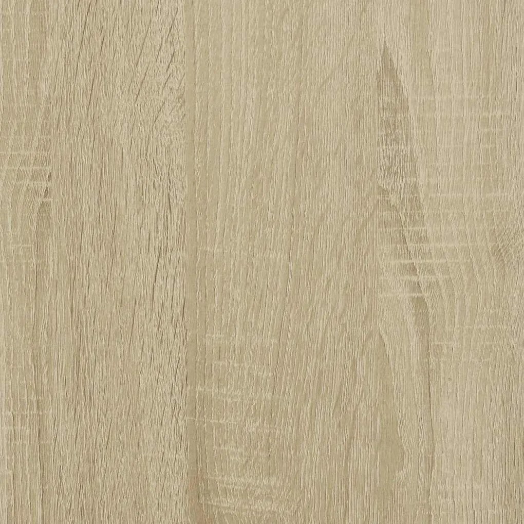 Βιβλιοθήκη Sonoma Oak 80,5x35x139 cm Ξύλινη κατασκευή - Καφέ