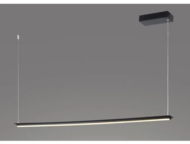 Φωτιστικό Οροφής - Ράγα Led ZM58LEDP100BK 20W 3000K 1600lm 100Χ5ΧH150 Black Aca Decor Αλουμίνιο,Σιλικόνη
