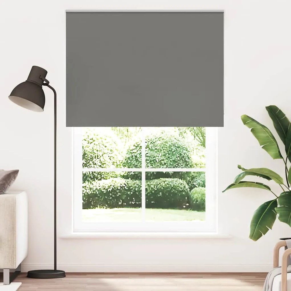 Roller Blind Blackout γκρί 155x230 cm Πλάτος υφάσματος 151,6cm