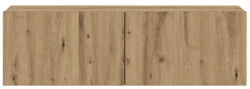 vidaXL Επίτοιχο ντουλάπι τηλεόρασης Artisan Oak 80x30x30 cm