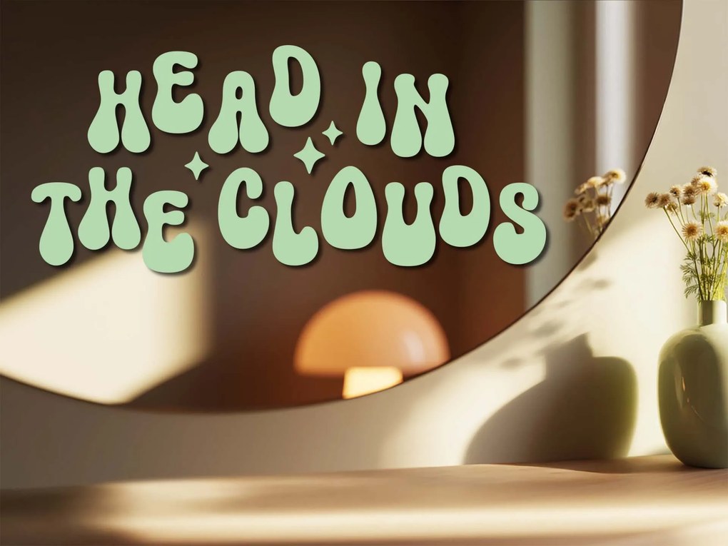 Αυτοκόλλητο για καθρέφτη S7 – Head in the clouds