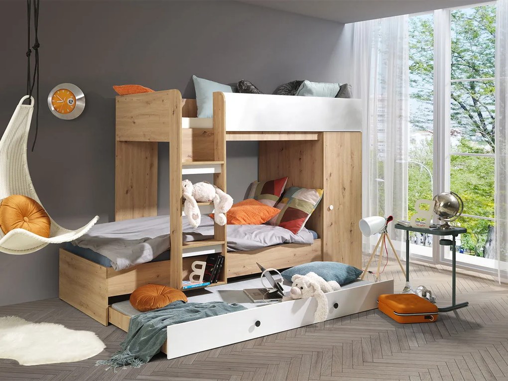 Πολυλειτουργικό κρεβάτι Smart II-Leuko