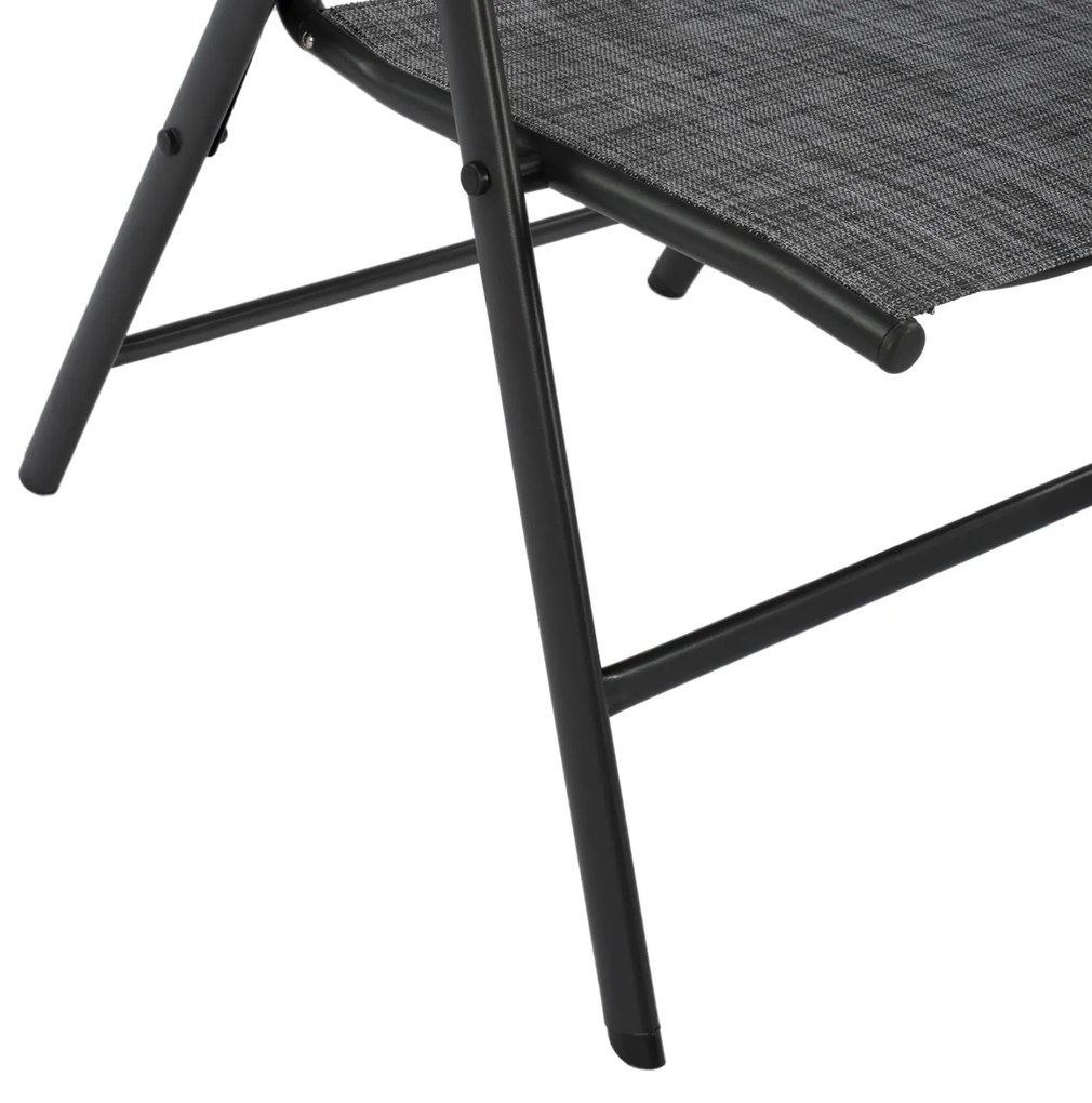 Καρέκλα - Πολυθρόνα ZURI C5700.01 Μεταλλική Πτυσσόμενη 7 Θέσεων με Textilene Γκρί 55x70x103Υ εκ. 2αδα 55x70x103 εκ.