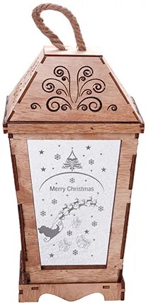 Φανάρι Led Merry Christmas Η28cm Etoile AT-776B