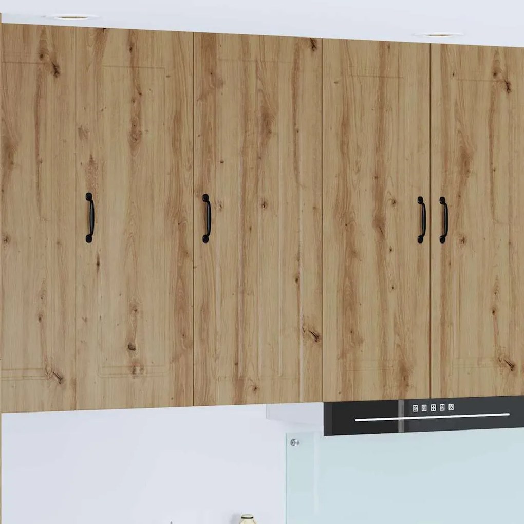 vidaXL Κρεμαστό ντουλάπι κουζίνας Artisan Oak 40 x 31 x 100 εκ.