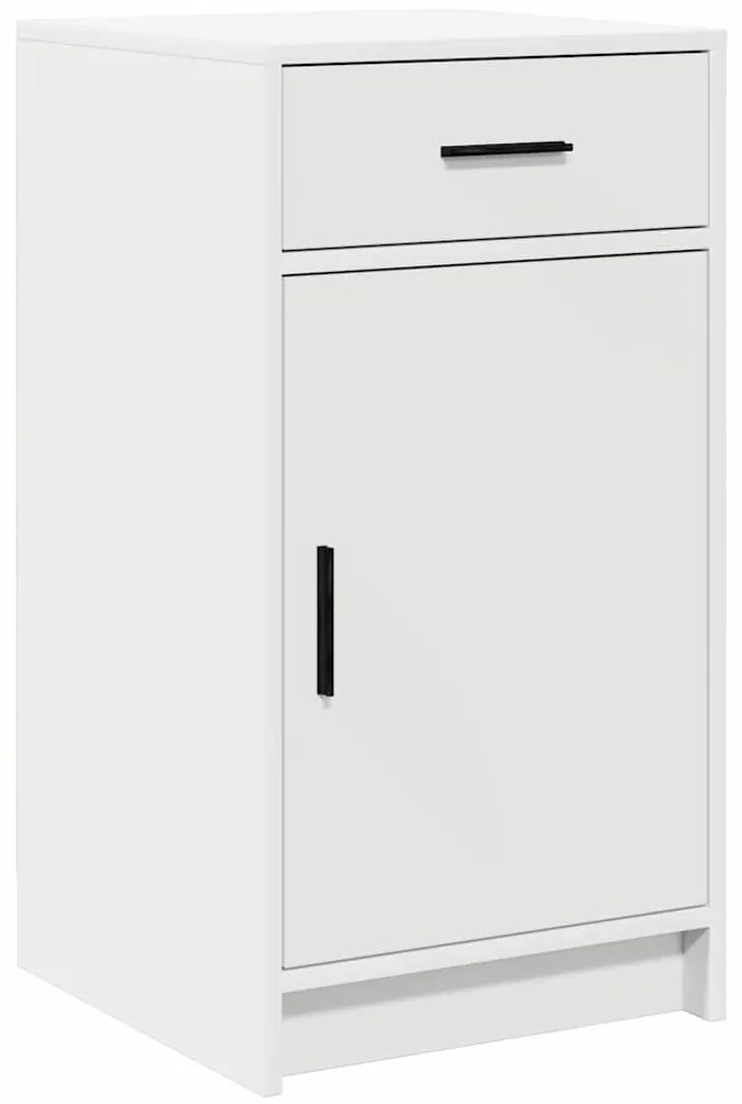 vidaXL Τραπέζι περιποίησης με συρτάρι 3 pcs Λευκό 40 x 41 x 75 εκ