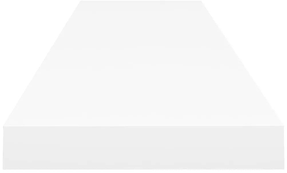 vidaXL Ράφια Τοίχου 2 τεμ. Άσπρα 120x23,5x3,8 εκ. MDF