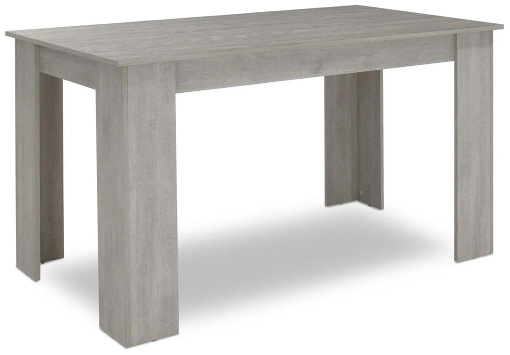 Τραπέζι Jason pakoworld χρώμα white wash 150x80x76,5εκ Model: 123-000070