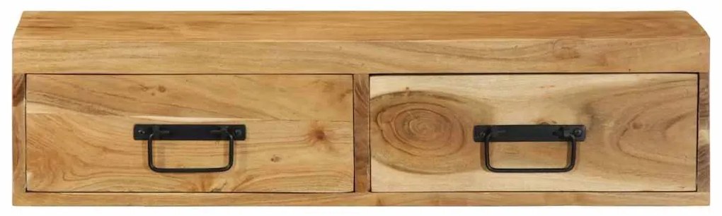Επίτοιχο ντουλάπι τηλεόρασης 80x30x19 cm Μασίφ ξύλο ακακίας 4017463