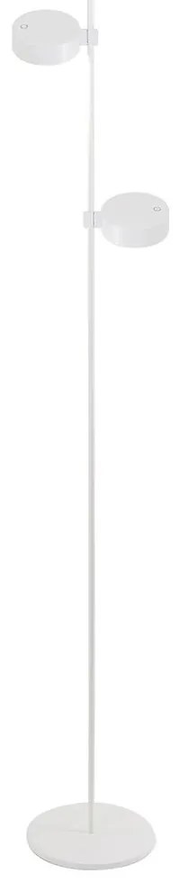 Φωτιστικό Δαπέδου Επαναφορτιζόμενο Super O LD1155B3 2L Φ25x160cm 2x3,5W Led 2700/3150/4000K 2x287/331/336Lm White Mat Zafferano