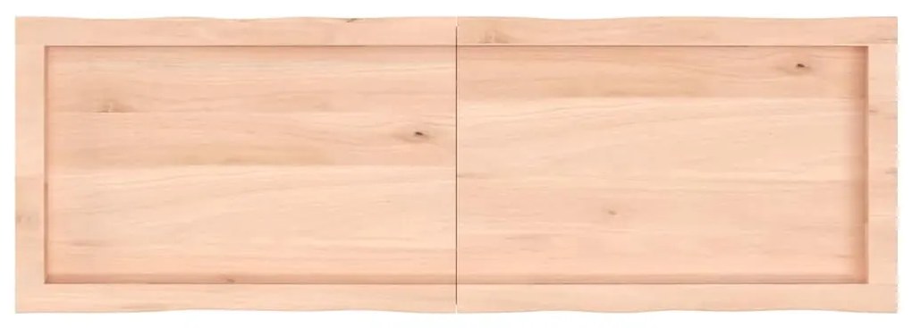 vidaXL Επιφάνεια Τραπεζιού 140x60x(2-6)εκ Ακατέργαστο Μασίφ Ξύλο Δρυός