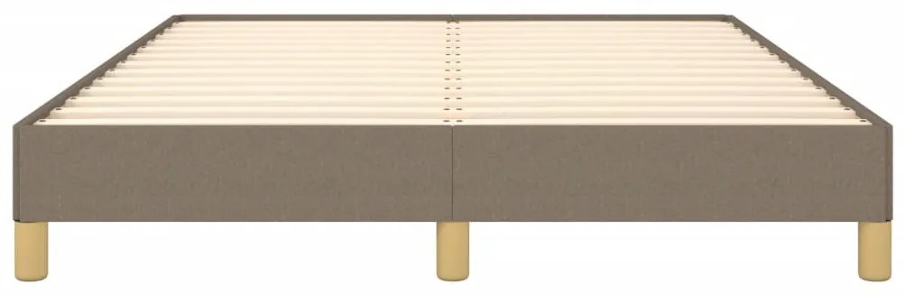 Σκελετός Κρεβατιού Χωρίς Στρώμα Taupe 140x200 εκ. Υφασμάτινο 346822