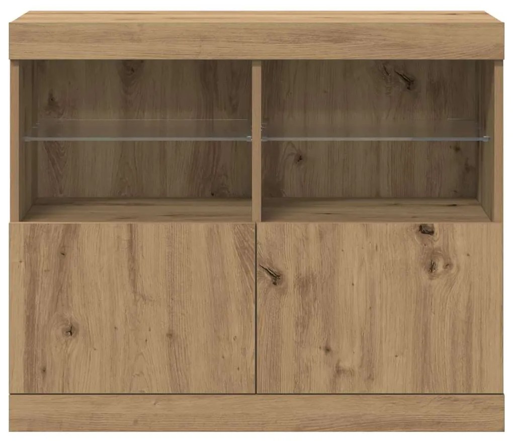 vidaXL Πλαϊνό γραφείο Καφέ 81 x 37 x 67 εκ. Επεξεργασμένο ξύλο