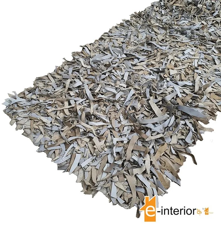 Δερμάτινο Χαλάκι Φουντωτό 70x140 - Tricolore 5204995202950