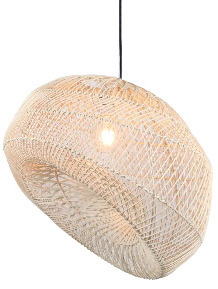 ANKUR ΦΩΤΙΣΤΙΚΟ ΟΡΟΦΗΣ ΜΕΤΑΛΛΟ RATTAN ΦΥΣΙΚΟ 57x48xH32cm - 029802