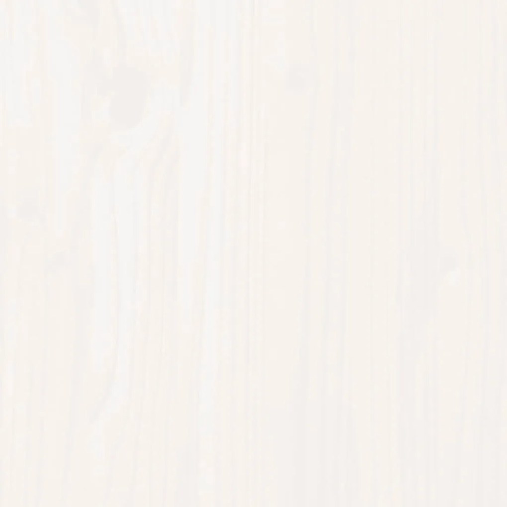 Σκαμπό Μπαρ 2 Τεμ. Λευκά 40 x 40 x 78 εκ. από Μασίφ Ξύλο Πεύκου - Λευκό
