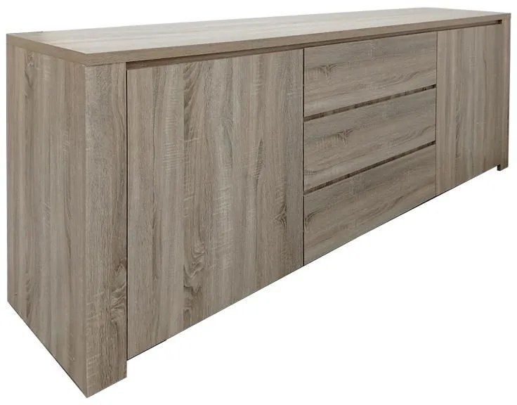 Μπουφές Kalya σε sonoma απόχρωση 220x49x89.5εκ 220x49x89.5 εκ.