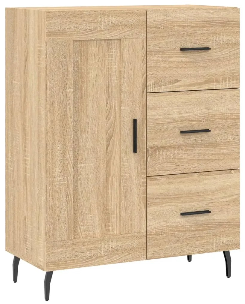 vidaXL Ντουλάπι Sonoma Δρυς 69,5 x 34 x 90 εκ. από Επεξεργασμένο Ξύλο