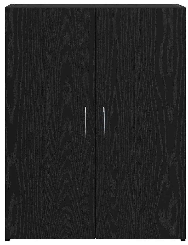 vidaXL Γραφείο Ντουλάπι Μαύρη δρυς 60 x 32 x 77.5 Επεξεργασμένο ξύλο