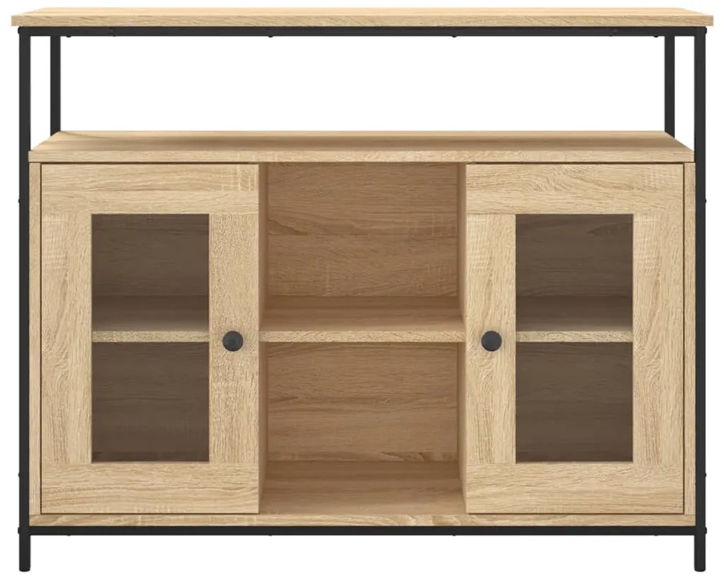 vidaXL Ντουλάπι Sonoma δρυς 100x35x80 εκ. Επεξεργασμένο Ξύλο