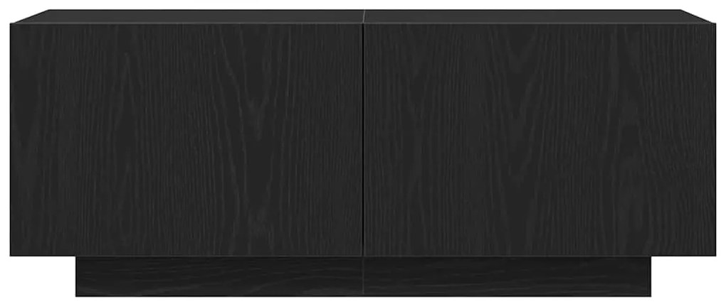 vidaXL Ντουλάπι TV Μαύρη δρυς 100 x 35 x 40 εκ Επεξεργασμένο ξύλο
