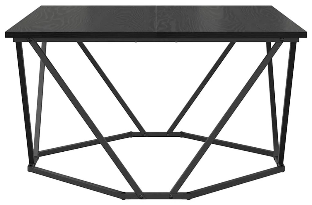 vidaXL Τραπεζάκι σαλονιού Μαύρη δρυς 80 x 80 x 45 cm