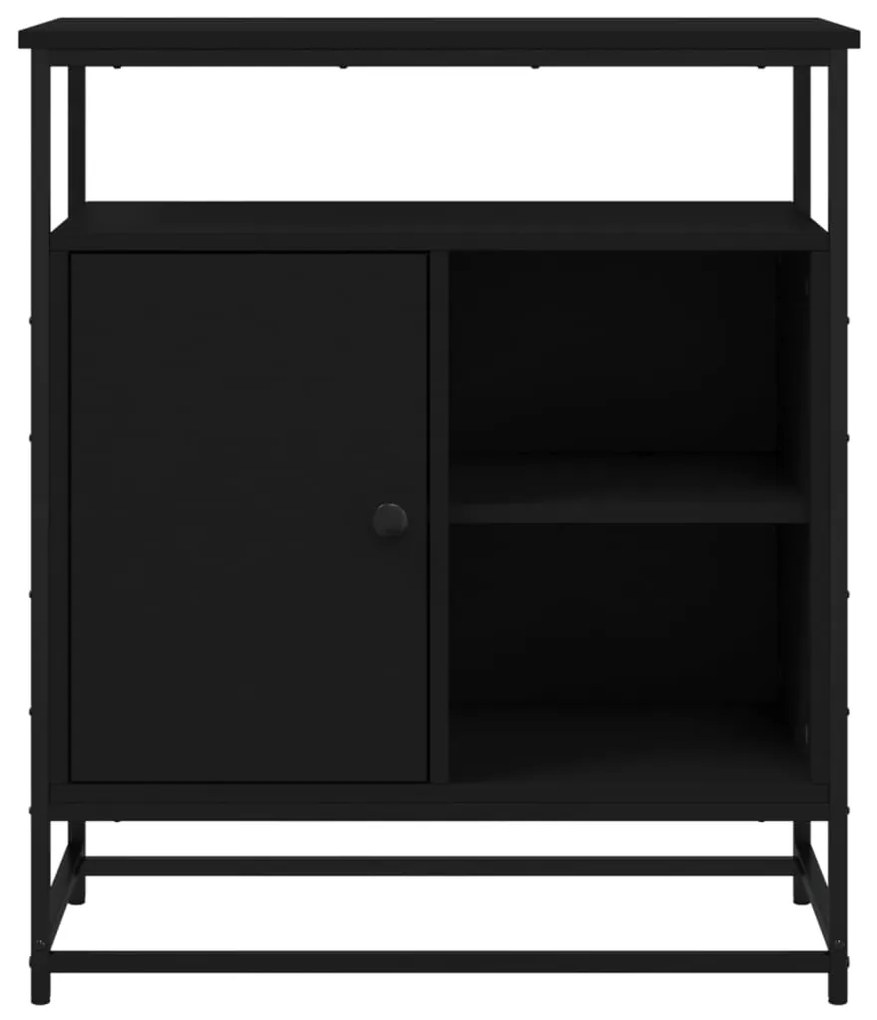 vidaXL Ντουλάπι Μαύρο 69 x 35 x 80 εκ. από Επεξεργασμένο Ξύλο