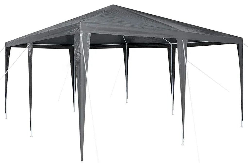 vidaXL Σκηνή Πάρτυ Γκρι και Λευκό 400 x 400 x 266 εκ