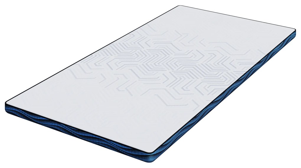 vidaXL Στρώματα Λευκό και Μπλε 90 x 200 cm