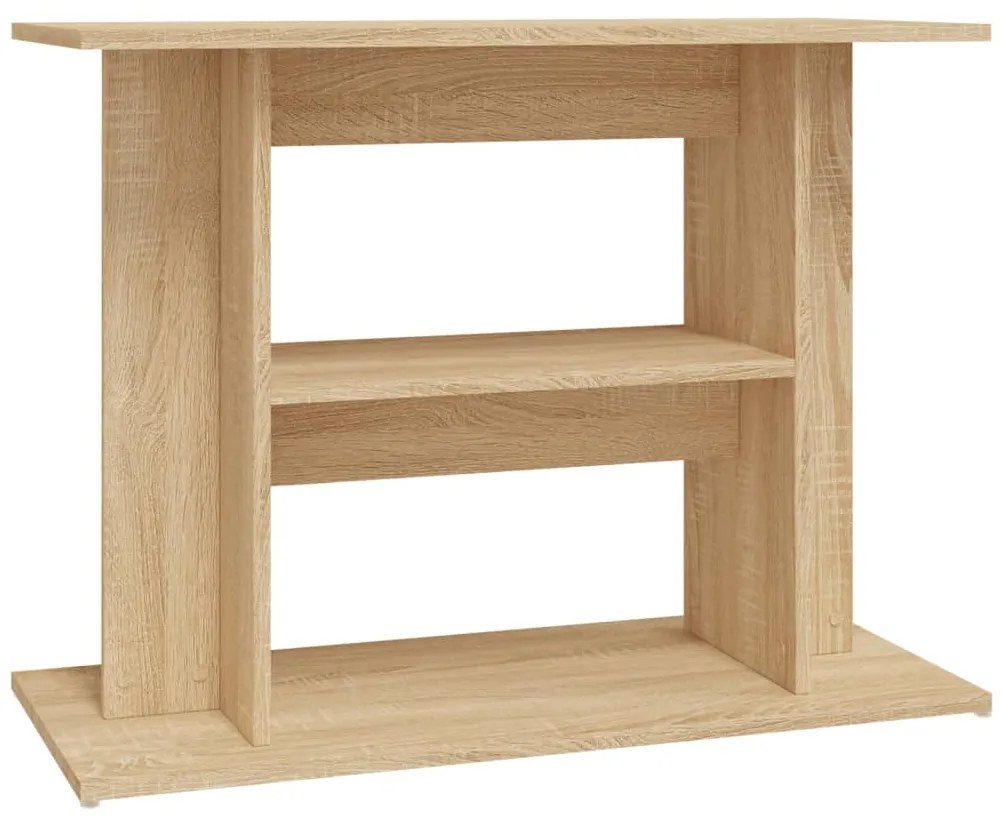 vidaXL Βάση Ενυδρείου Sonoma Δρυς 80x35x60 εκ. από Επεξεργασμένο Ξύλο