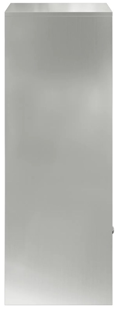 vidaXL Θυρίδα Πακέτων Μαύρο 41 x 38 x 103 εκ Γαλβανισμένος χάλυβας