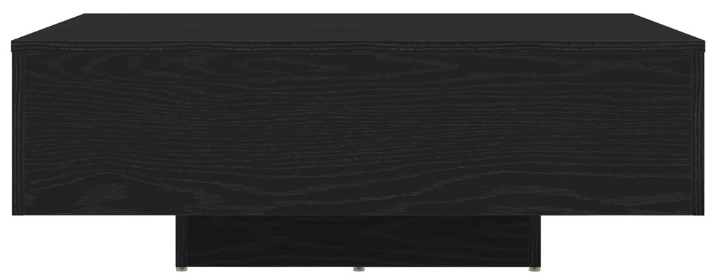 vidaXL Τραπεζάκι Σαλονιού με LED Φώτα Μαύρη Δρυς 85x55x31 εκ.