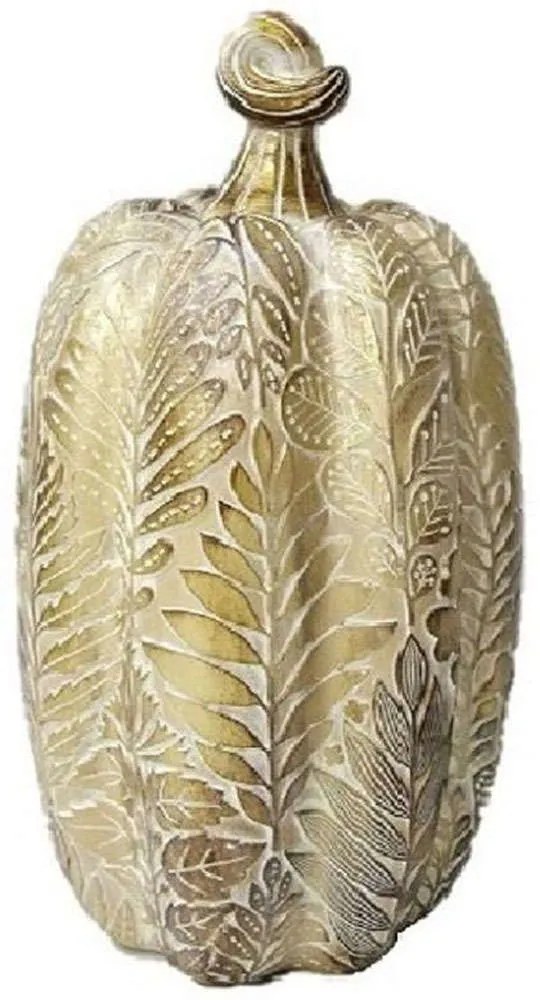 Διακοσμητική Κολοκύθα VRE101K2 21,8cm Gold Espiel Polyresin