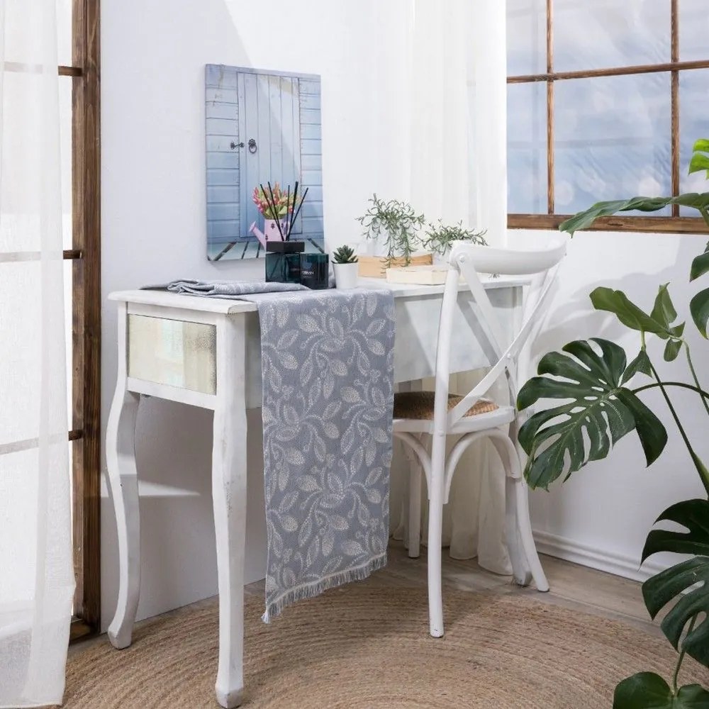 Τραβέρσα Padova 05 All Over Blue Teoran 45X180 Βαμβάκι-Πολυέστερ