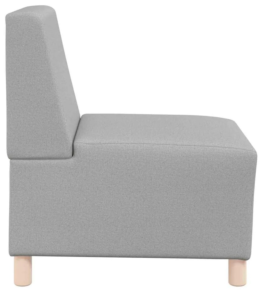 vidaXL Μοναδικός Καναπές χωρίς Χερούλια 3 pcs Σκούρο γκρι