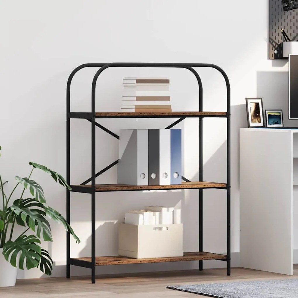 Ράφι Βιβλίων Παλαιό ξύλο 80 x 30 x 109 εκ Επεξεργασμένο ξύλο