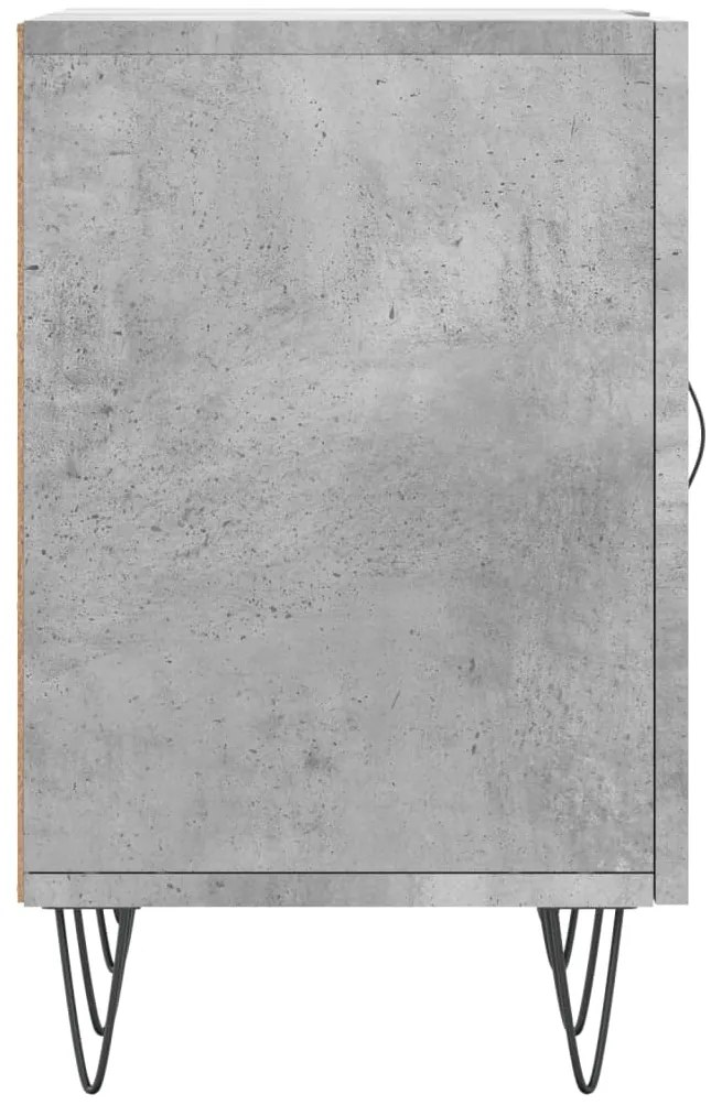 vidaXL Έπιπλο Τηλεόρασης Γκρι Σκυροδέματος 150x30x50 εκ. Επεξ. Ξύλο