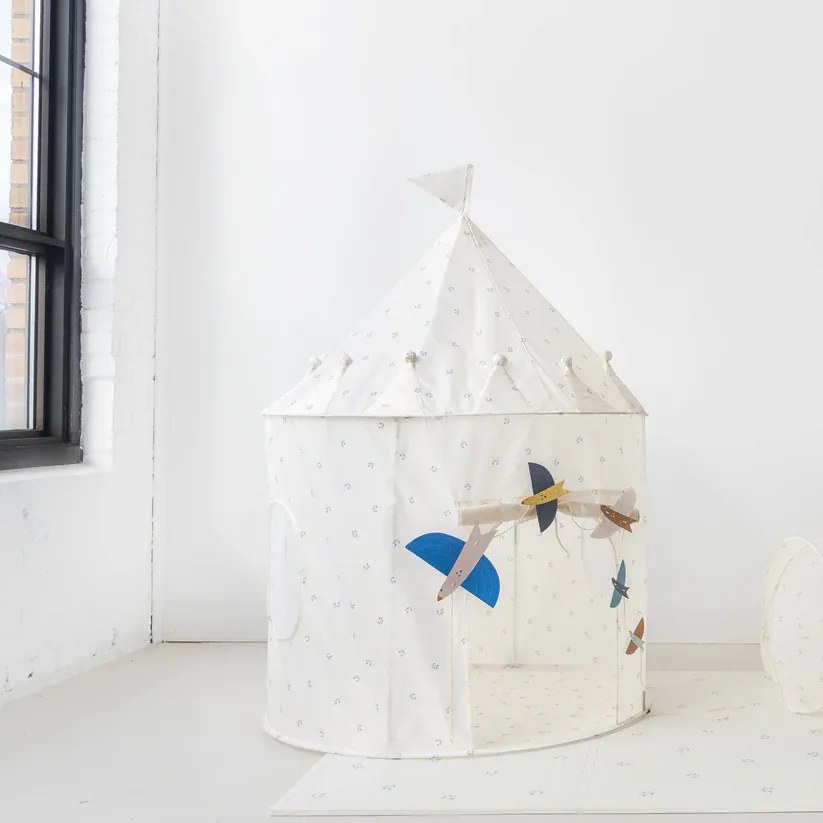 3Sprouts Σκηνή Παιχνιδιού από ανακυκλωμένο ύφασμα Ivory