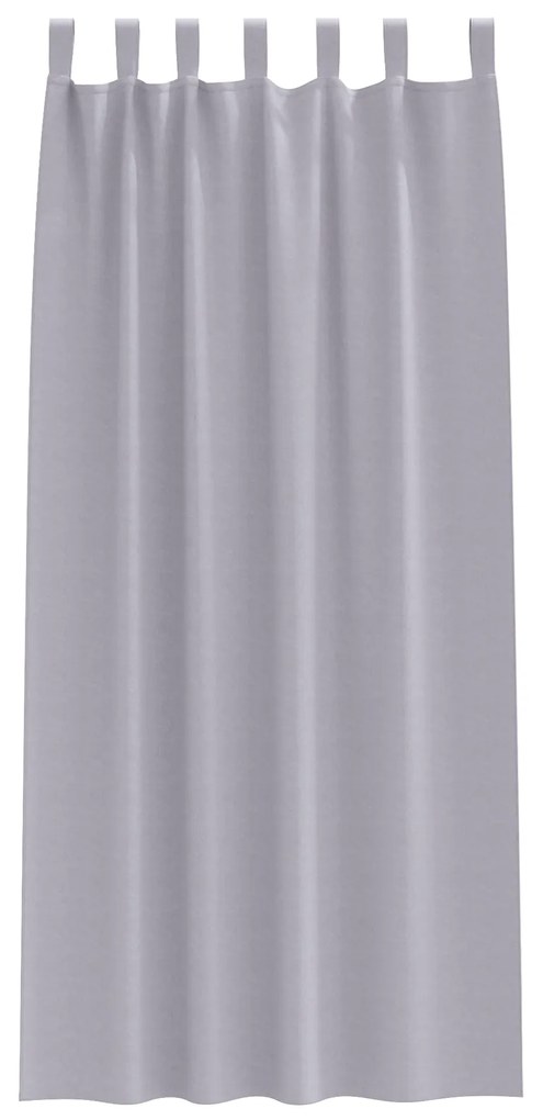 vidaXL Κουρτίνες 2 pcs Μεταλλικό Γκρι 245 x 140 εκ. Πολυεστέρας